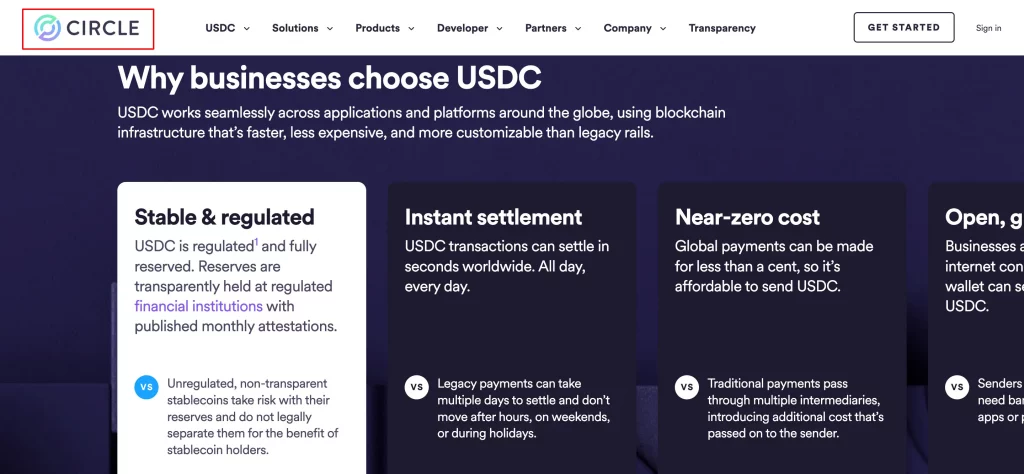 circle site about usd coin